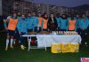 Leman Kültür müdürü Sercan Tiriş Alanyaspor oyuncularına baklava ikram etti