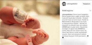 Şahan Gökbakar kızı için Instagram hesabından duygusal bir mesaj paylaştı.