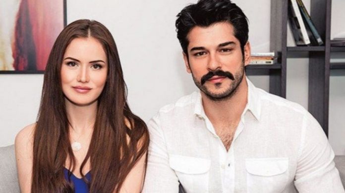 Fahriye Evcen'in gelinliğinin kumaşı Fransa'dan getirtildi.