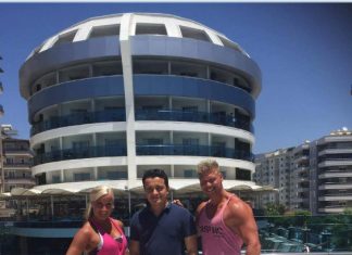 Finlandiya’da yayınlanacak olan "Gladyatörler" adlı yarışma programının yıldızları Rita Niemi ve Aki Manninen Alanya'ya geldi.