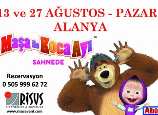 'Maşa ile Koca Ayı' Alanya'da sahnelenecek