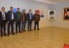Alanya Cumhuriyet Başsavcısı Yasin Emre, Alanya İlçe Emniyet Müdürlüğü Asayiş Büro Amiri İsa Arı ve Azerbaycanlı Ressam Eldar Zeynalov'un eserlerinin bulunduğu sergi açıldı.