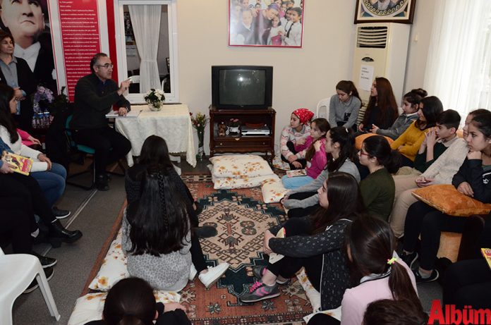 Sunay Akın Kırçiçekleri Kız Öğrenci Yurdu öğrencileriyle keyifli bir sohbet gerçekleştirdi.