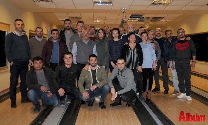 TAV ailesi bowling oynadı TAV Gazipaşa Alanya Havalimanı çalışanları, dün akşam Goldcity Turizm Kompleksi'nde
