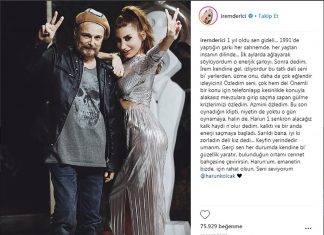 İrem Derici'den duygulandıran anma
