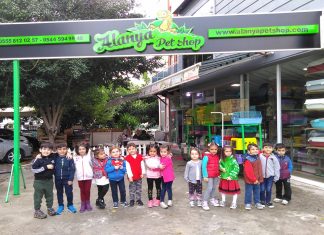 Alanya Petshop'a miniklerden ziyaret