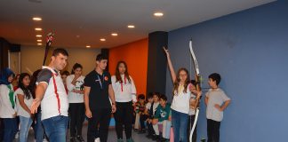 İsabet öğrencileri okçuluk eğitimi alıyor