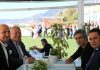 Necati Şaşmaz kokteyle katıldı