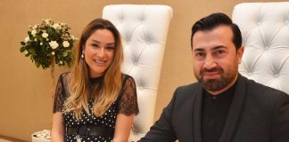 Adana Sheraton Hotel'de gerçekleştirilen düğün törenlerinin ardından Derman Üstün ve Mesna Yüzalan Alanya Nikah Dairesi'nde mutluluğa imza attı.