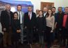 Alanya Gazeteciler Cemiyeti (AGC) Başkanı Gaye Coşkun ile yönetim kurulu üyeleri Alanya Kaymakamı Mustafa Harputlu'yu ziyaret etti.