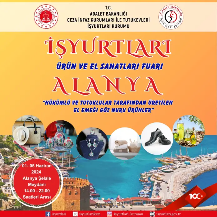 Alanya'da İşyurtları Ürün ve El Sanatları Fuarı başlıyor