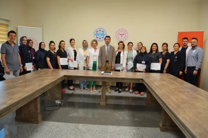 Sağlıkçılara teşekkür belgesi